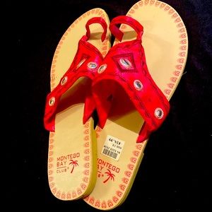 Pink Crystal Sandals